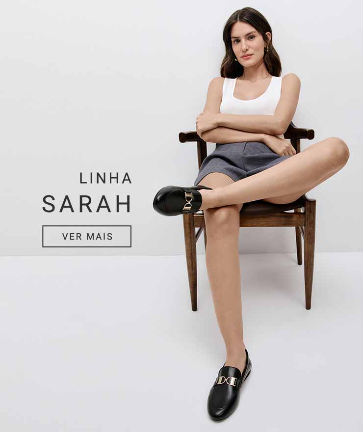 Loafer Feminino de Couro Tan Linha Sarah - Democrata